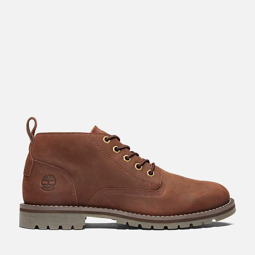 TIMBERLAND MEN'S 7.5 REDWOOD FALLS MID LACE UP WATERPROOF CHUKKA SOIL